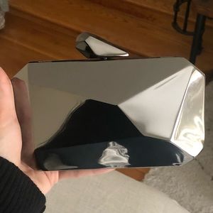 Abstract Stone Cut Hardcase Clutch